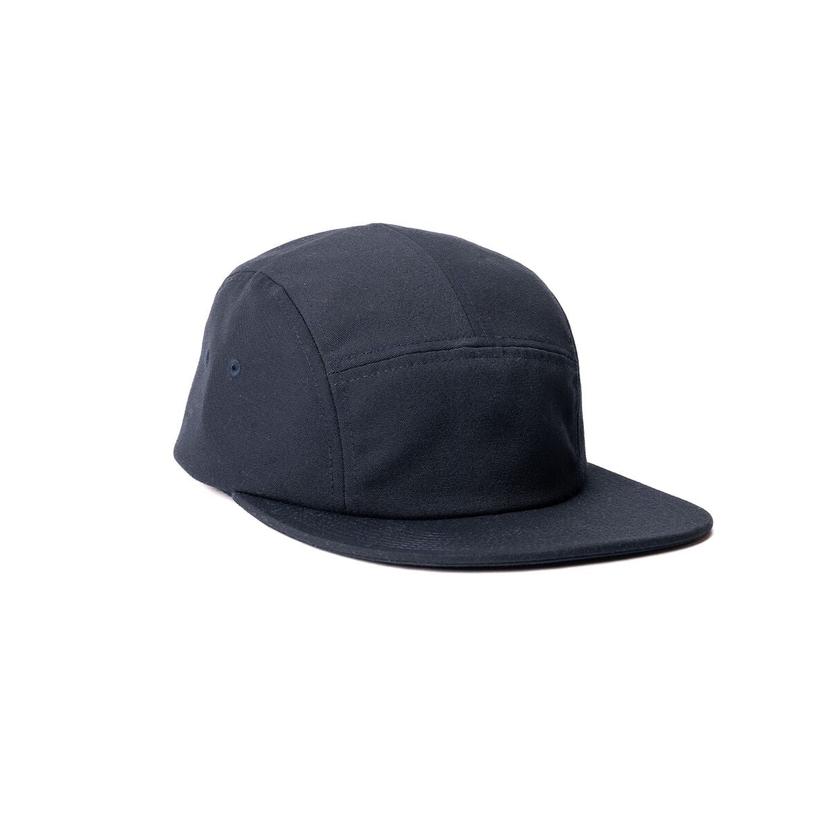 recycled-poly-flat-brim-5-panel-hat-l4 Web_PDP-FlatBrim5PanelHat_Studio_Front_TidalBlue.jpg