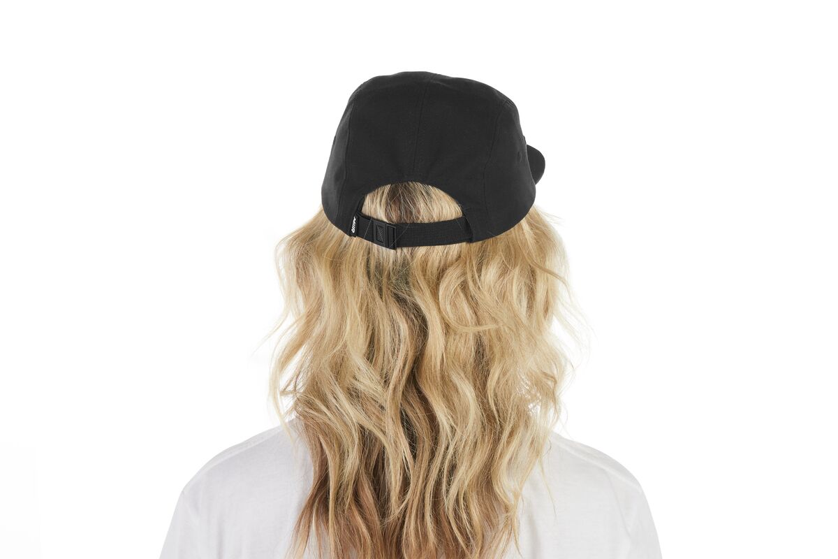 recycled-poly-flat-brim-5-panel-hat-l4 WebPDP-HAT003002_Recycled_Poly_Flat_Brim_5Panel_Hat_Black_Studio_Harper_Studios_0723_Back__HAT003002OS.jpg